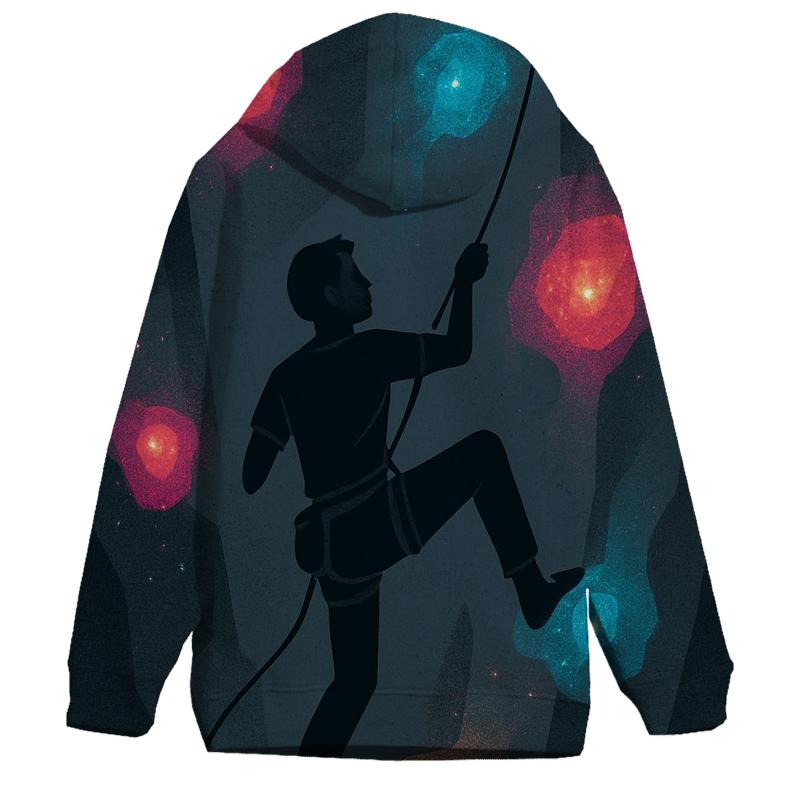 Climbing Route Nebula Wall custom hoodies