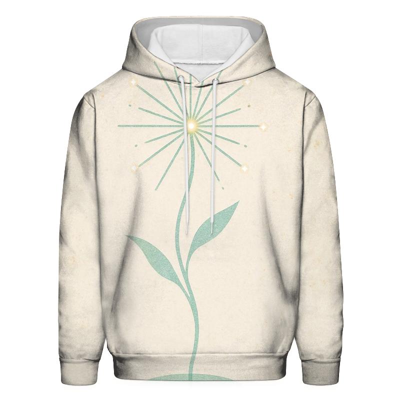 Celestial Seed Bloom embroidered hoodies