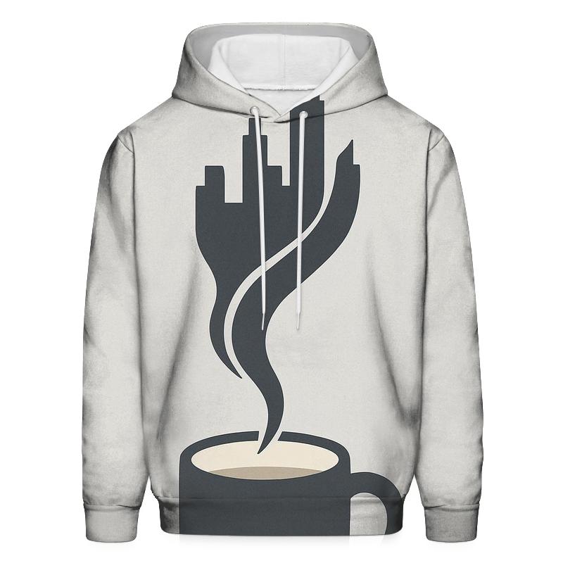Steam Ribbon Skyline premium hoodies