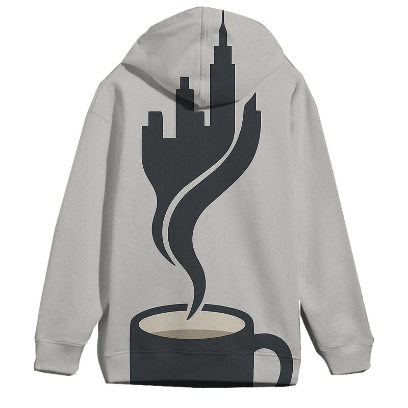 Steam Ribbon Skyline premium hoodies