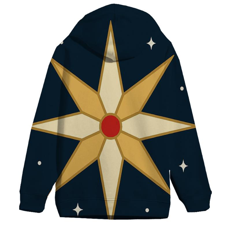 Nativity Star Minimal Rays pullover hoodies