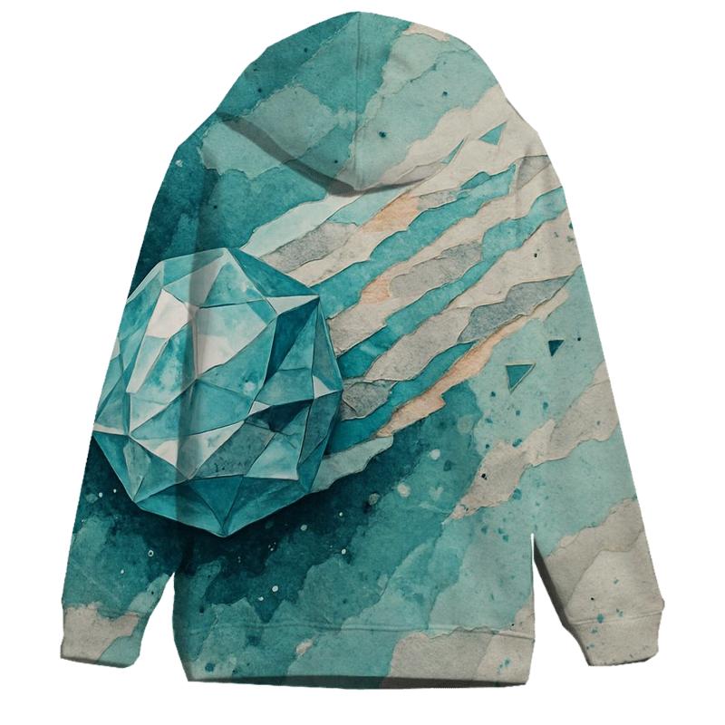Crystal Comet Collage pullover hoodies