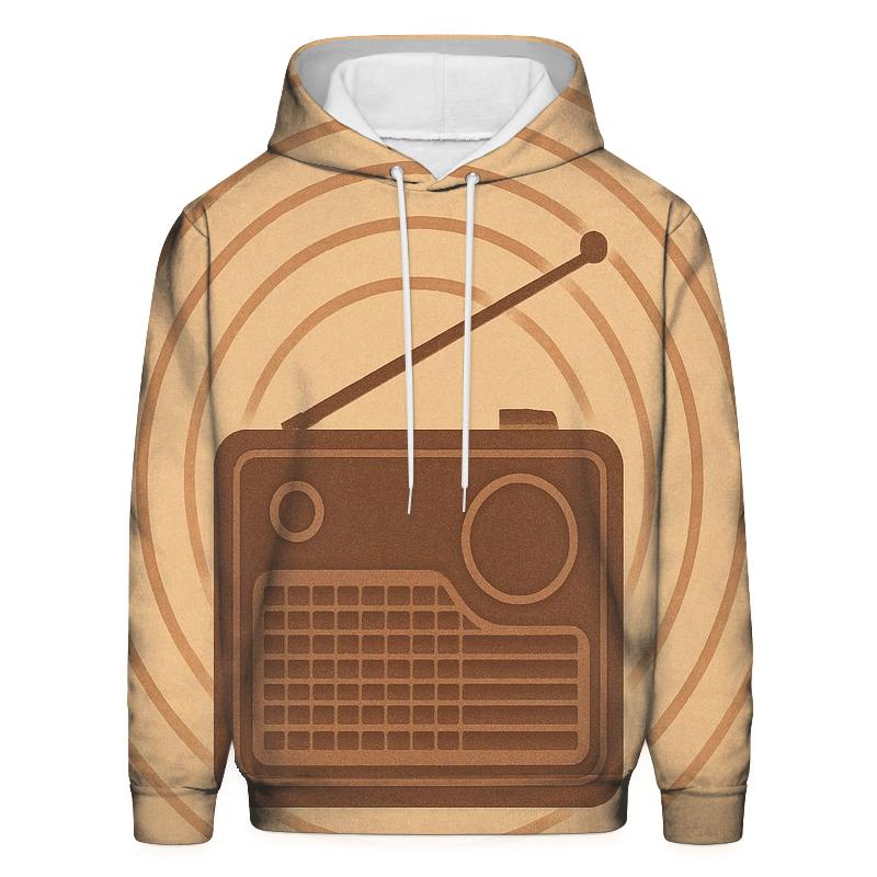 Sepia Radio Wave Relic hoodie designs