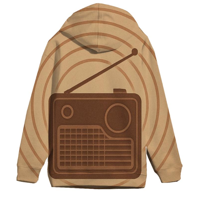 Sepia Radio Wave Relic hoodie designs