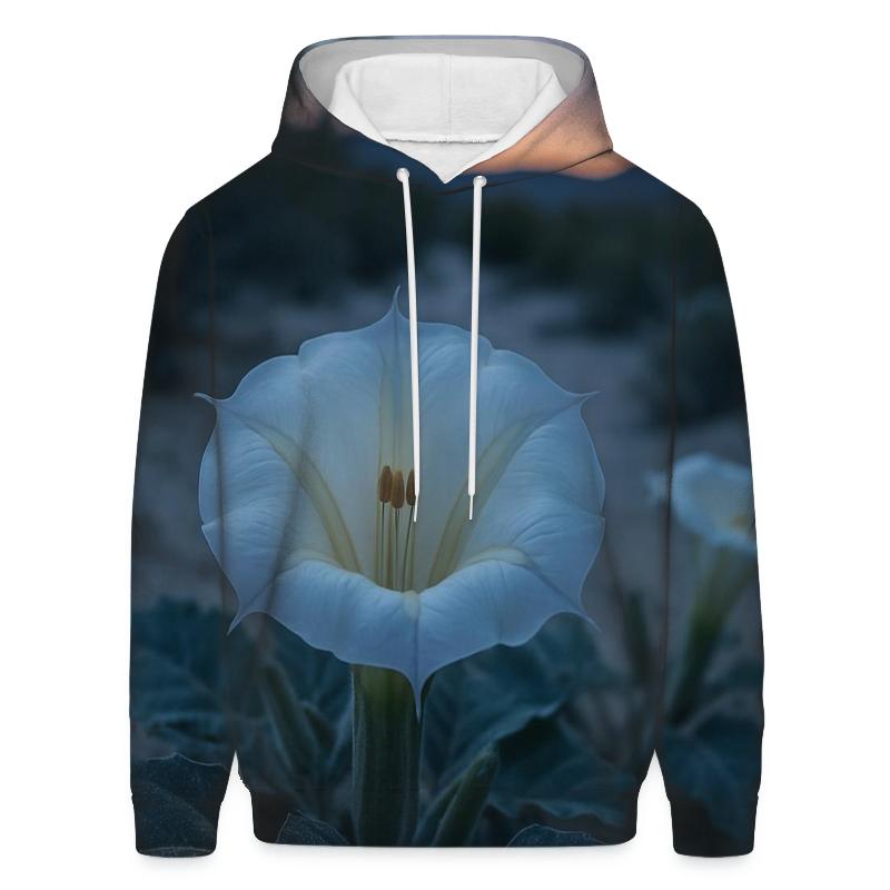Desert Evening Bloom Of Sacred Datura hoodie trends
