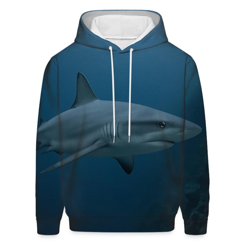 Reef Patrol Grey Reef Shark premium hoodies