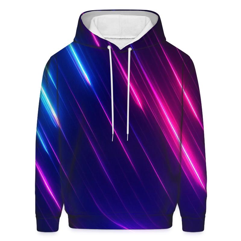 Neon Ion Rainfall embroidered hoodies