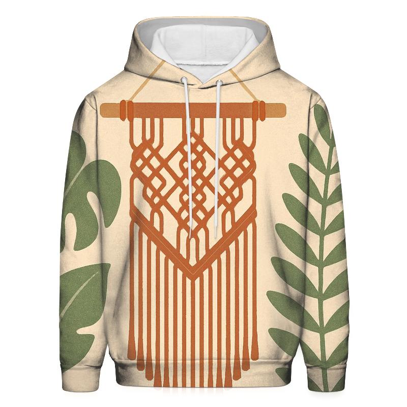 Groovy Botanical Wall Hanging pullover hoodies