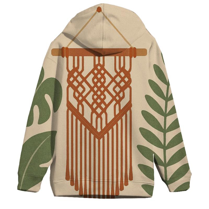 Groovy Botanical Wall Hanging pullover hoodies