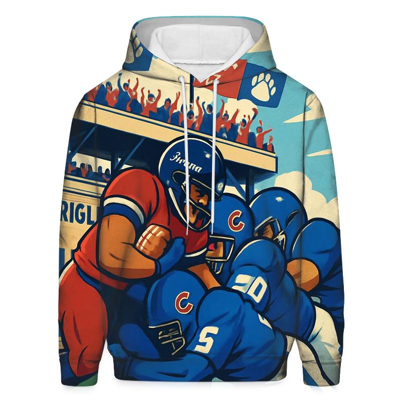 Rooftop Fans And Goal Line Stand pullover hoodies