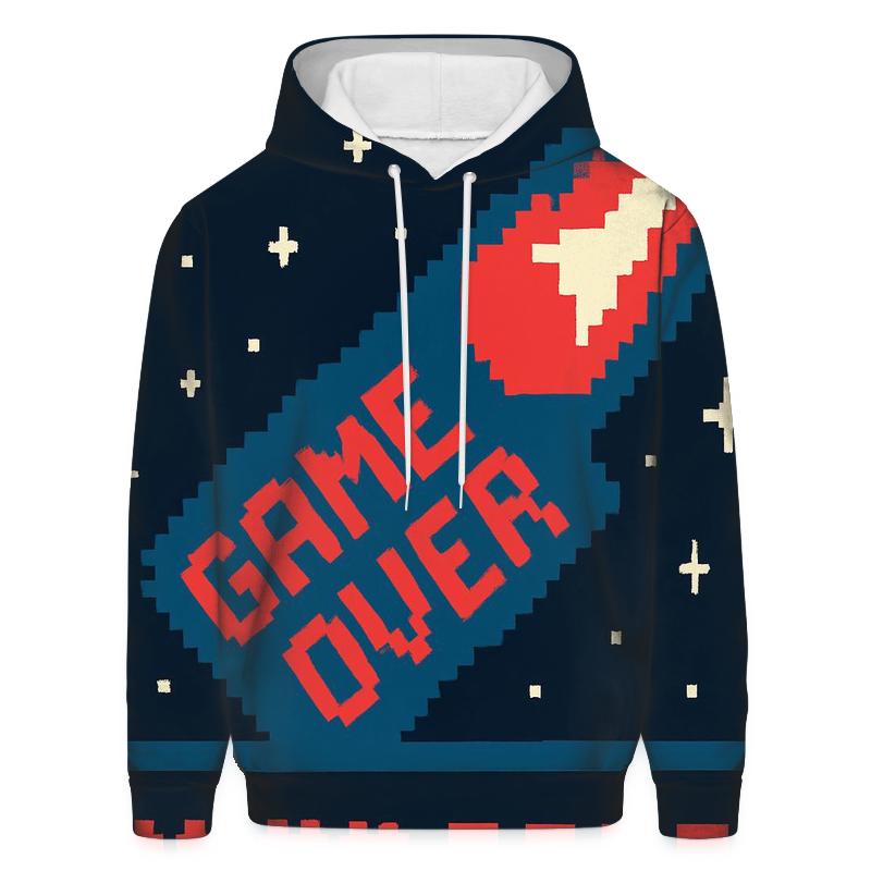 Pixel Comet Game Over Sky hoodie trends