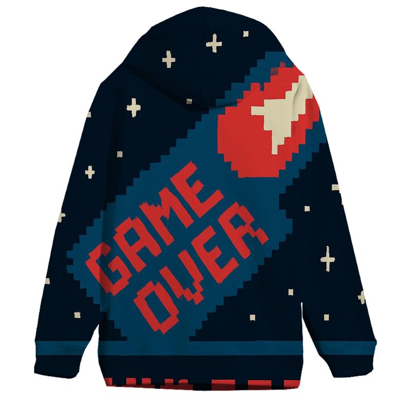 Pixel Comet Game Over Sky hoodie trends