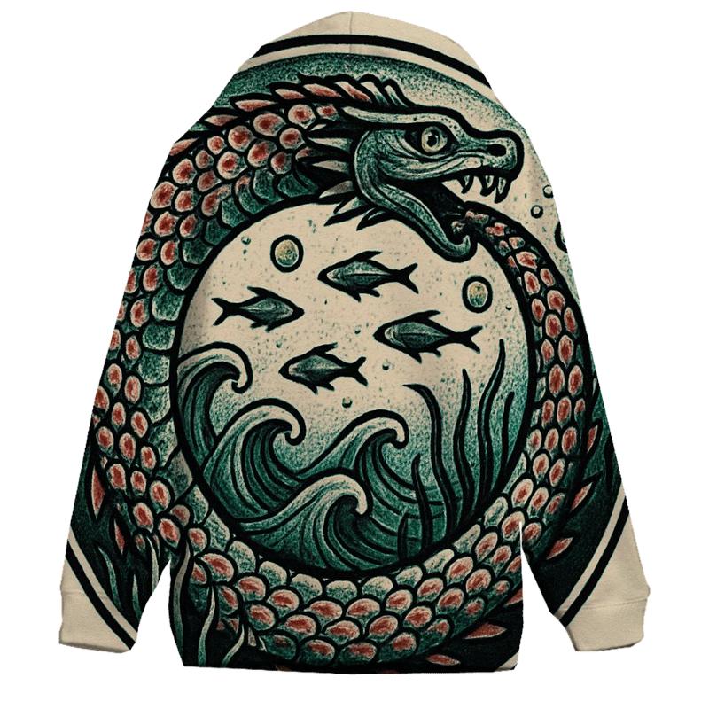Ouroboros Reef Of Living Ink designer hoodies