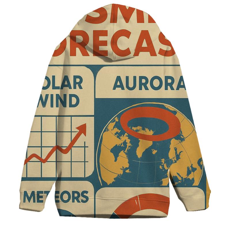 Retro Space Weather Forecast custom hoodies