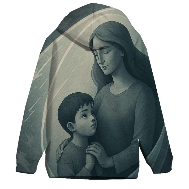 The Shield Made Of Mercy Strength Wrapped In Gentleness heavyweight hoodies