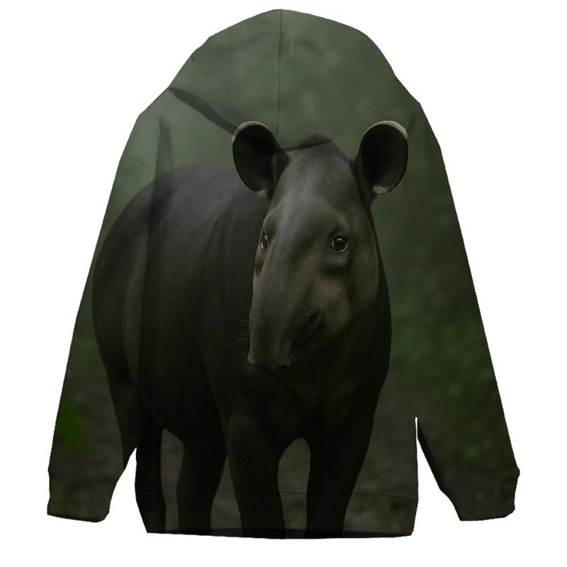 Rainforest Canopy Pause Baird Tapir premium hoodies