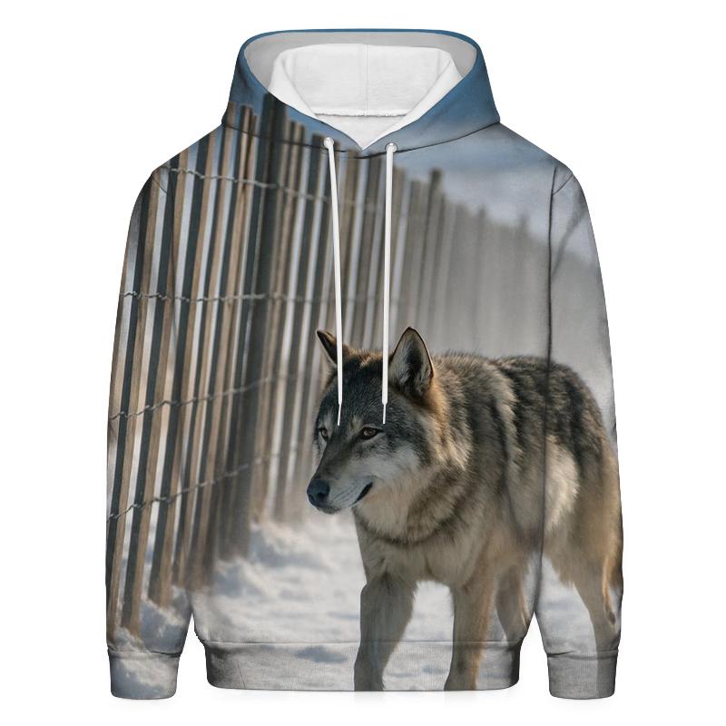 Snow Fence Windbreak Hunt Line custom hoodies