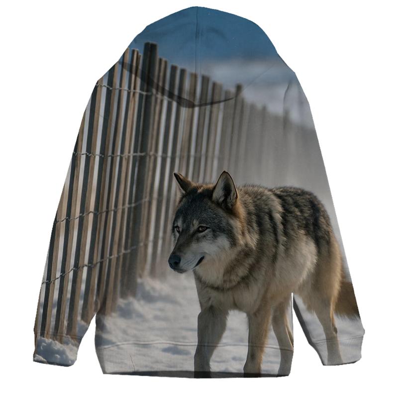 Snow Fence Windbreak Hunt Line custom hoodies