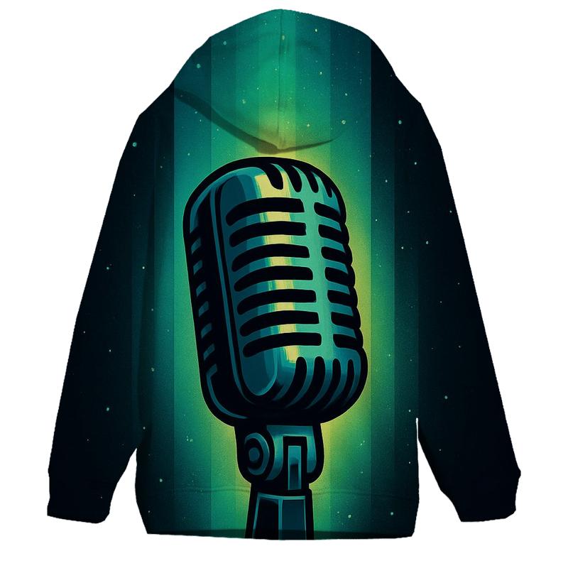 Microphone Aurora Column hoodie designs