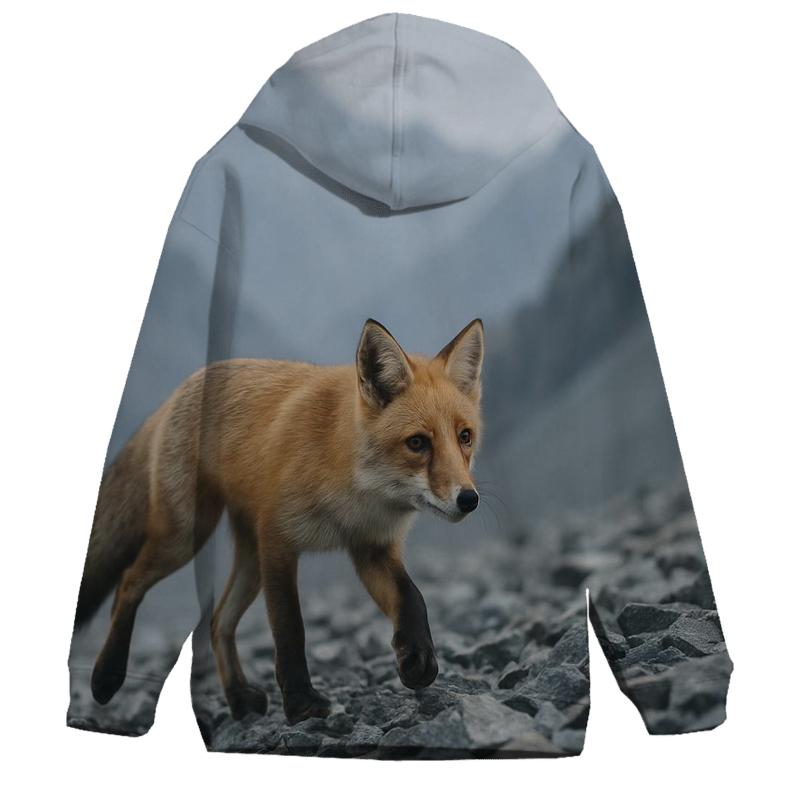 Alpine Scree Pursuit Red Fox custom hoodies