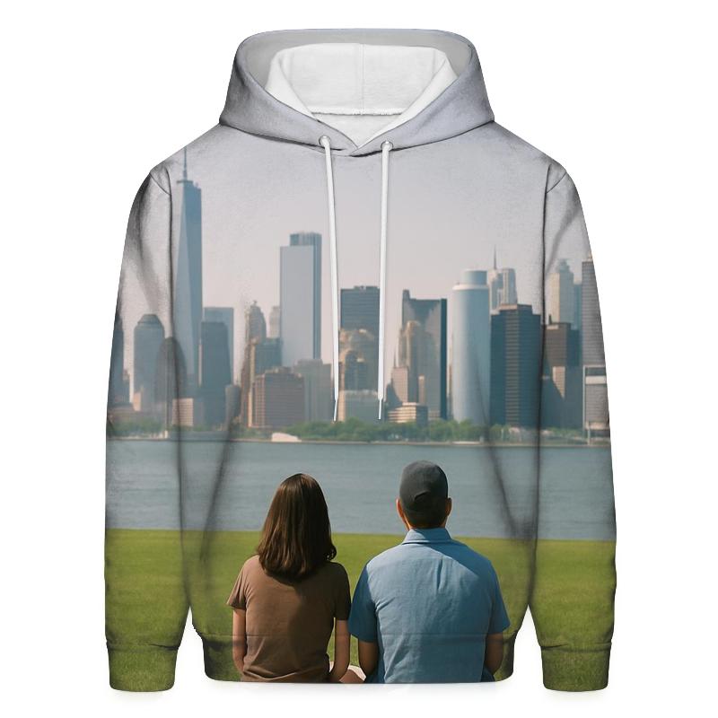 Summer Haze From Governors Island With Picnic Quiet graphic hoodies