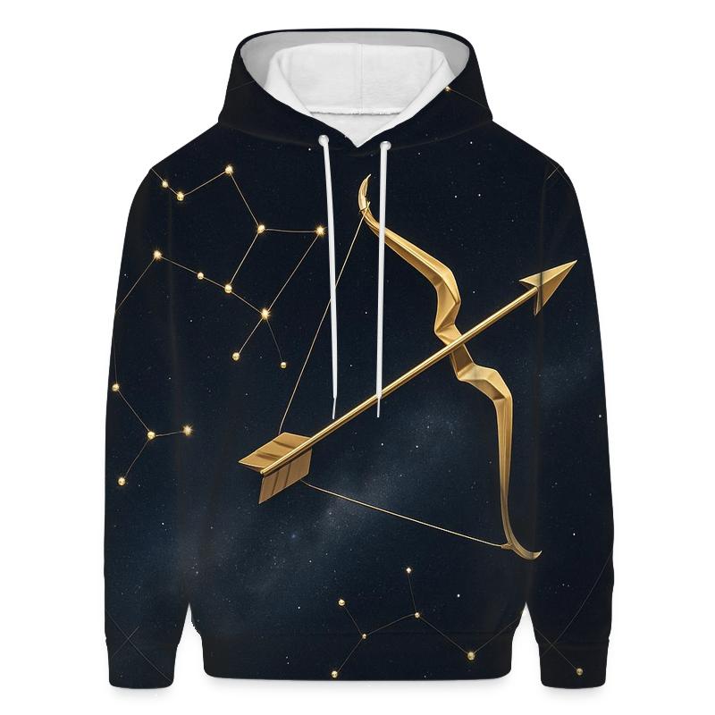 Sagittarius Archer Galactic Wayfinder heavyweight hoodies
