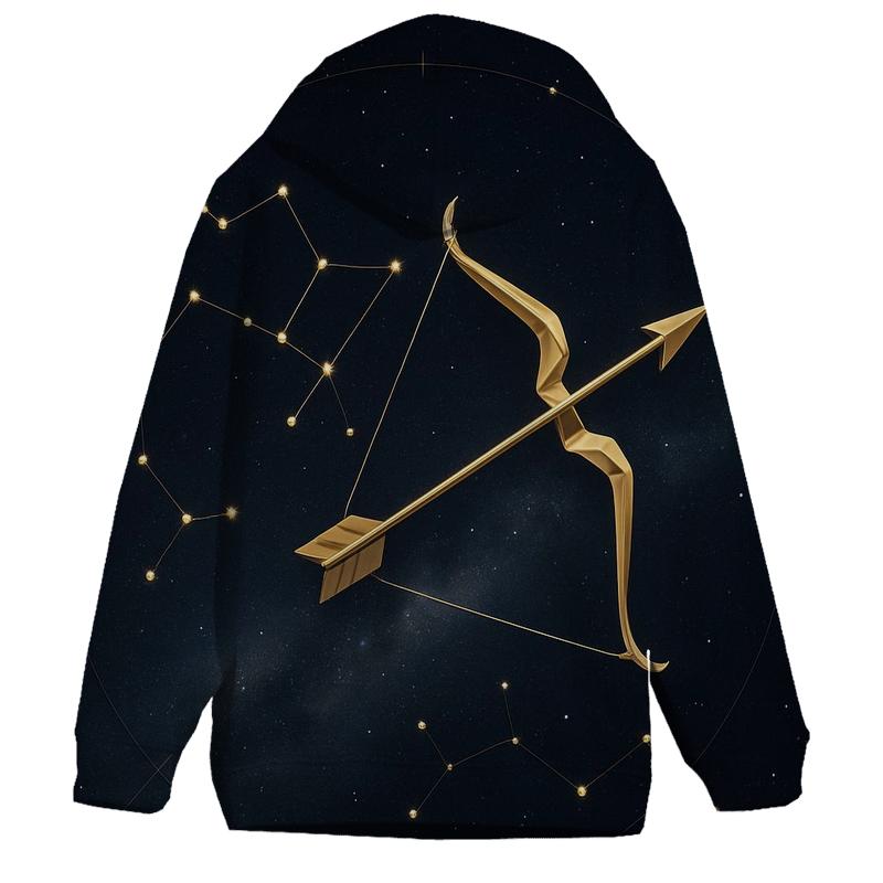 Sagittarius Archer Galactic Wayfinder heavyweight hoodies