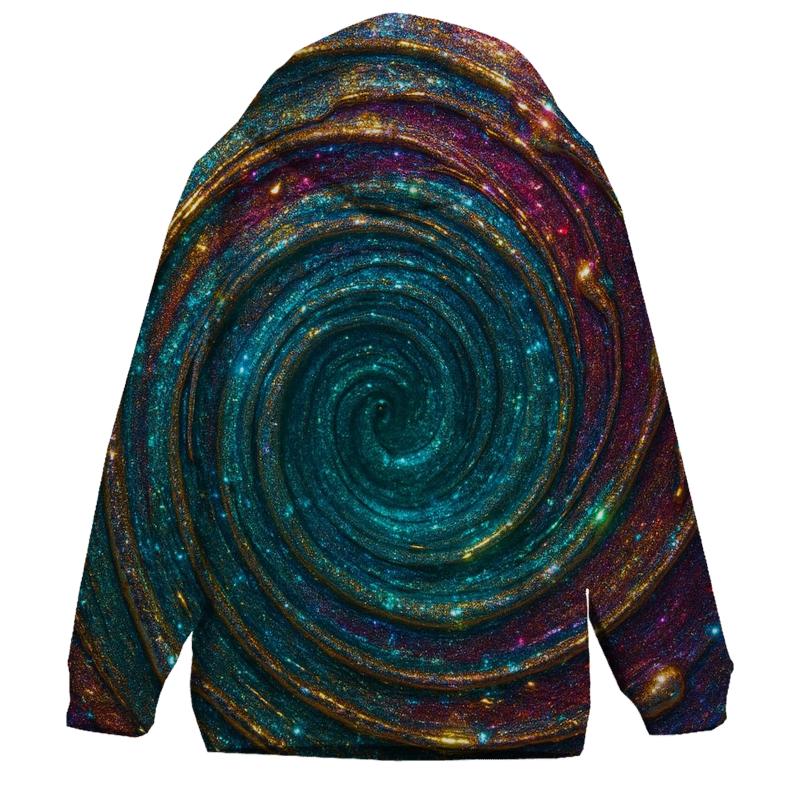 Jewel Tone Shimmer Vortex Pool designer hoodies