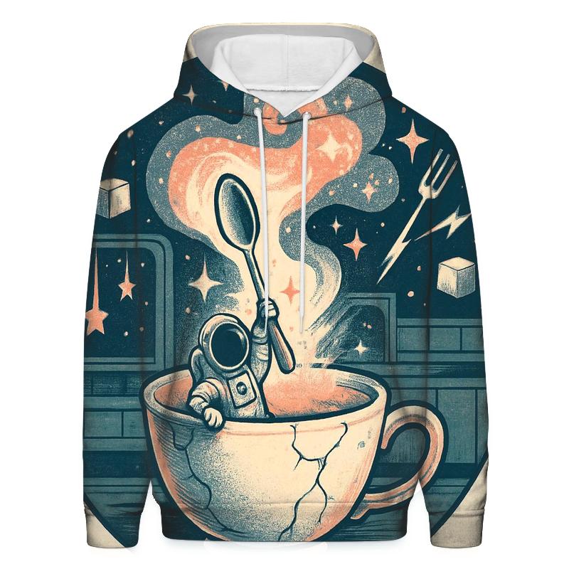 Teacup Astronaut Rumble premium hoodies