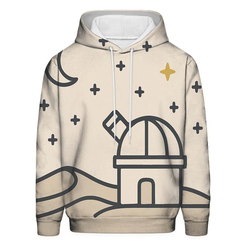 Desert Observatory Minimal Icons graphic hoodies