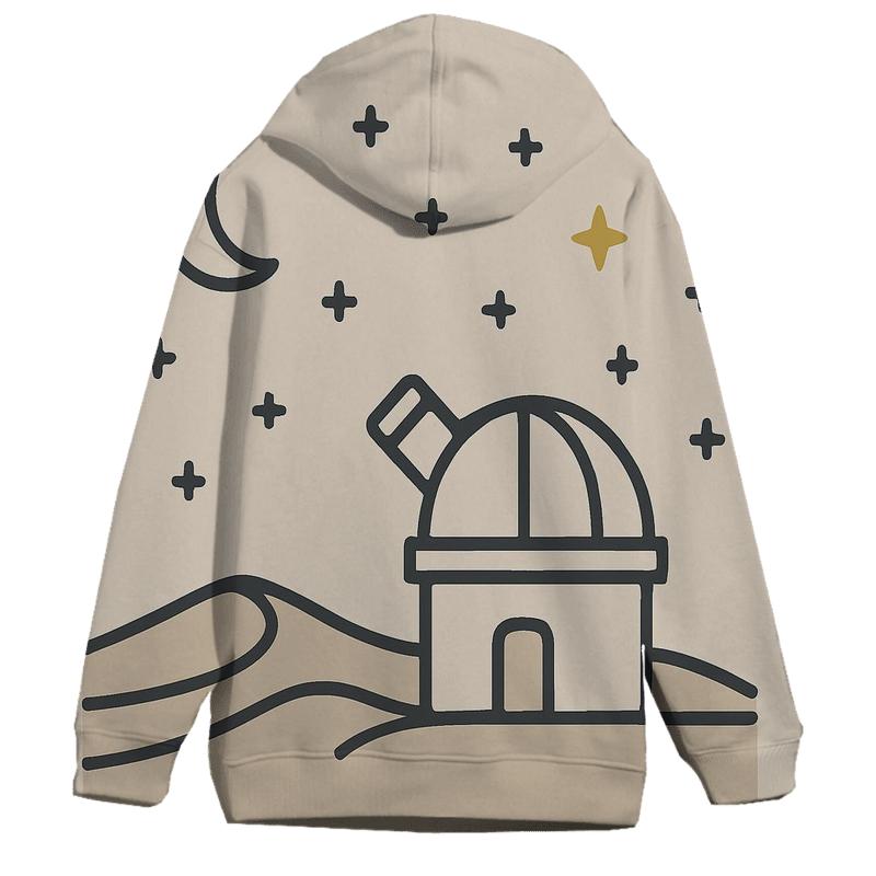 Desert Observatory Minimal Icons graphic hoodies