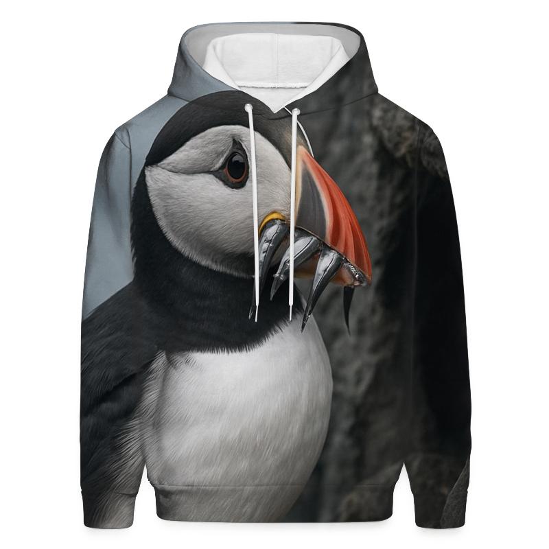 Basalt Cliff Nursery Atlantic Puffin hoodie styles