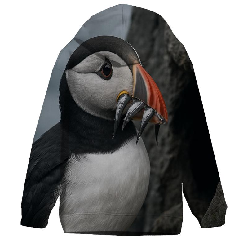 Basalt Cliff Nursery Atlantic Puffin hoodie styles