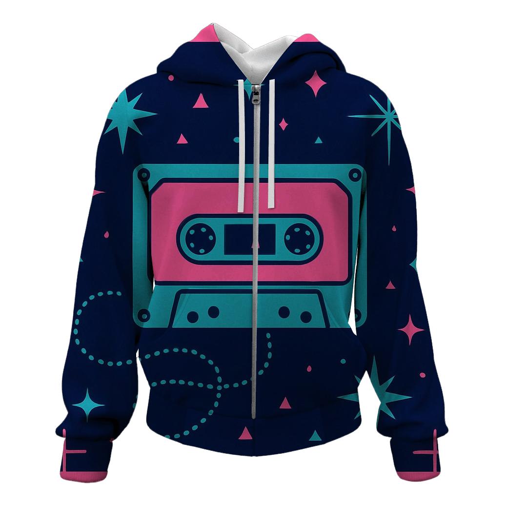 Neon Cassette Constellation heavyweight hoodies