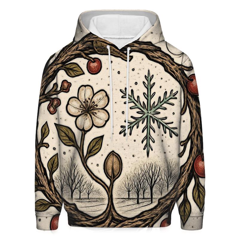 Ouroboros Orchard In Winter Bloom hoodies fashion