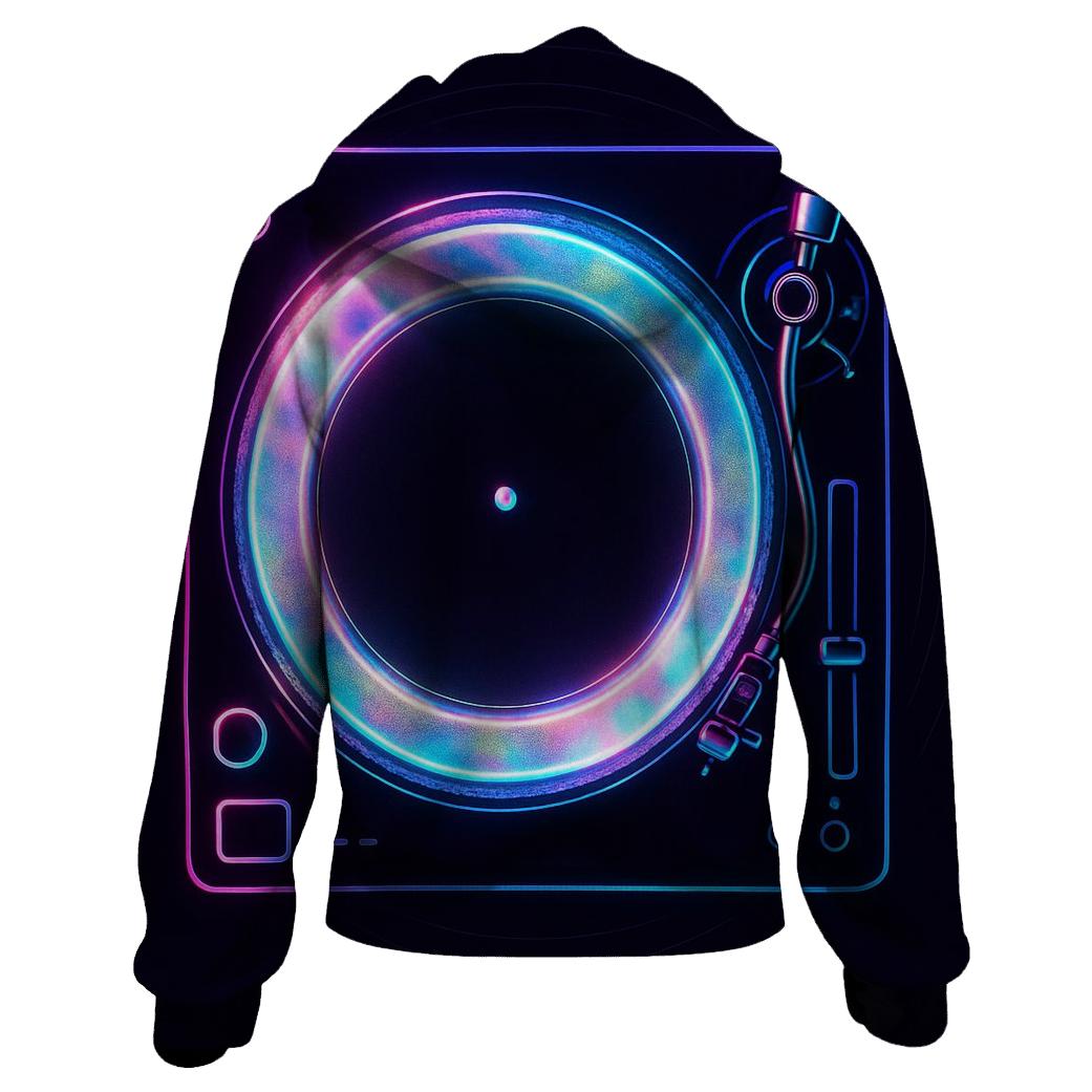 Neon Marquee Turntable hoodie designs