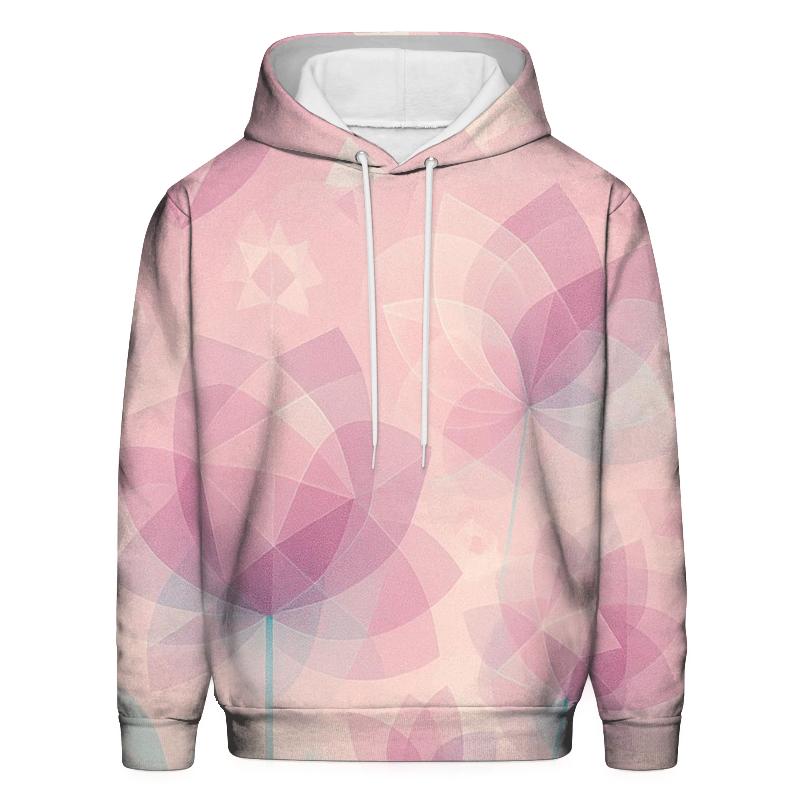 Quantum Garden Geometric Bloom hoodie styles
