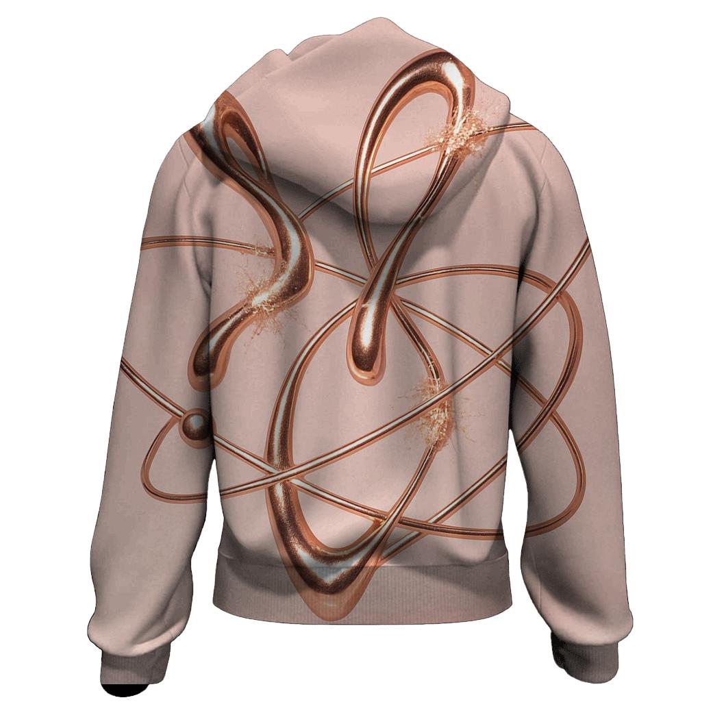 Rose Gold Orbit Drips hoodie designs