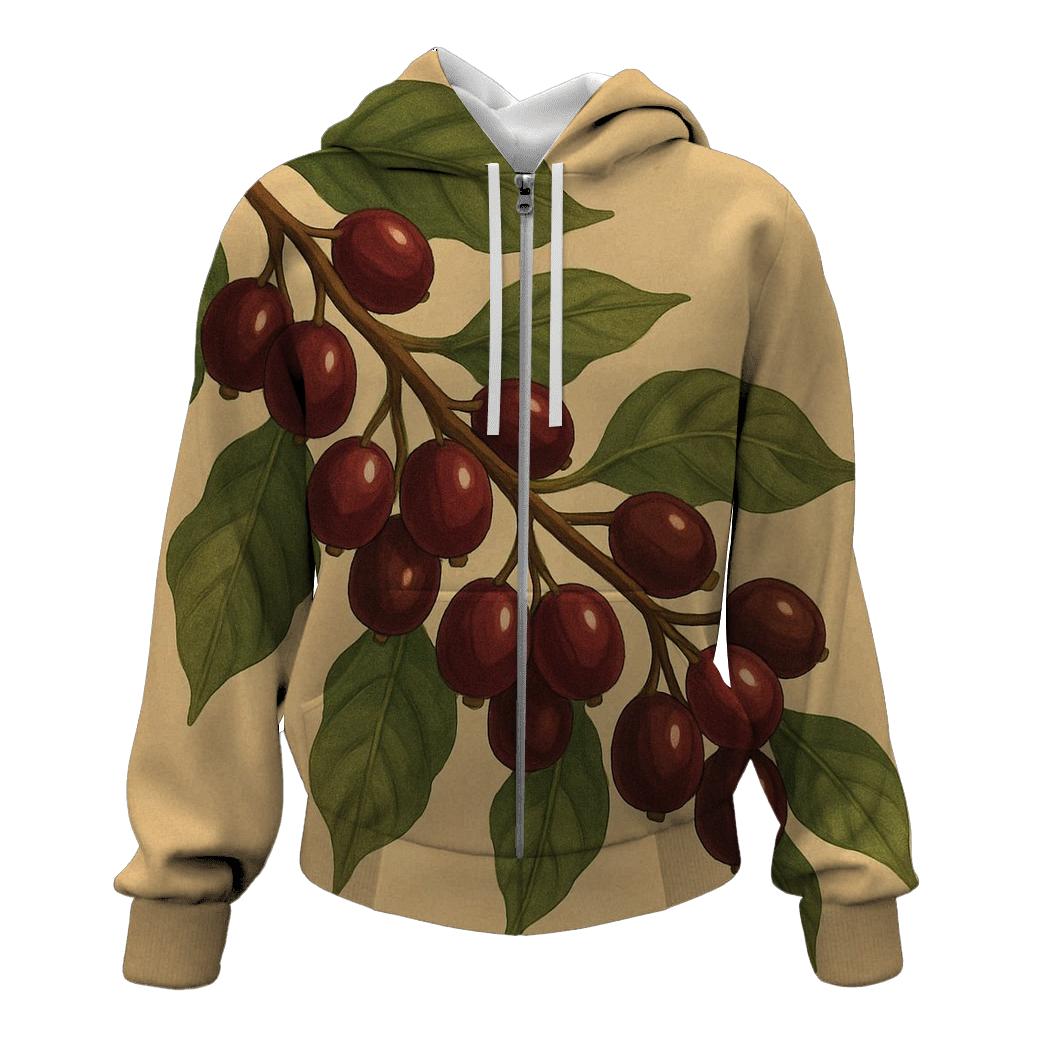 Coffee Cherry Lanterns hoodie designs