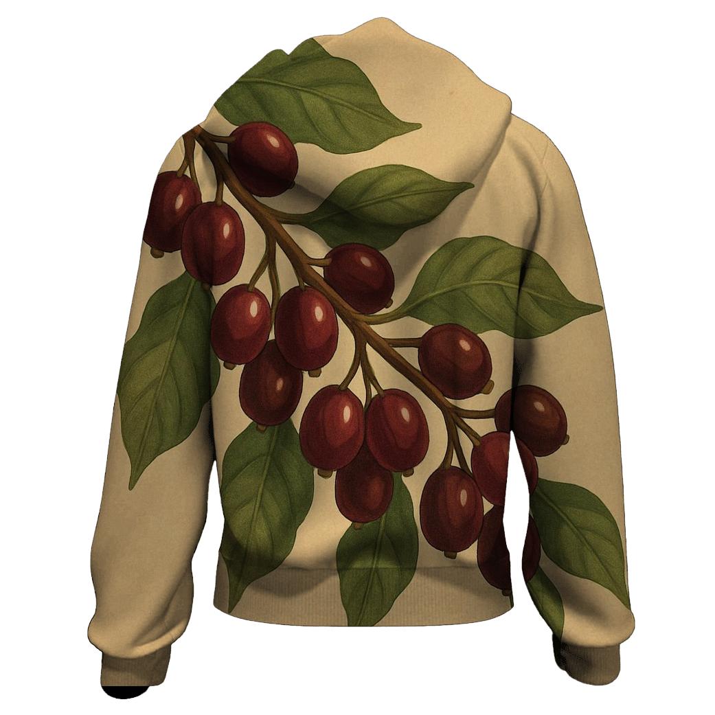 Coffee Cherry Lanterns hoodie designs