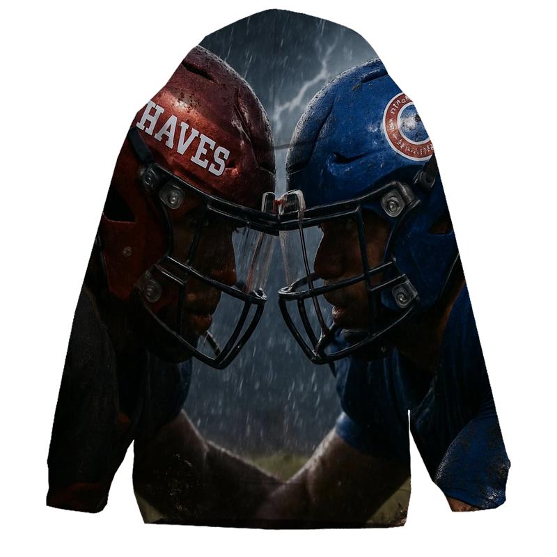 Rainstorm Helmet Reflection Duel premium hoodies