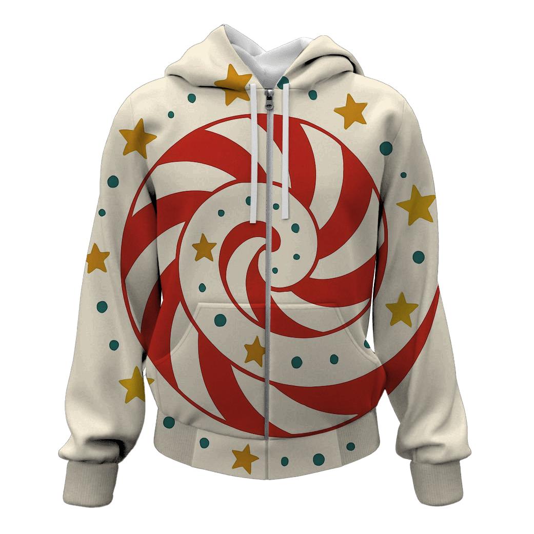 Candy Cane Spiral Constellation hoodie designs
