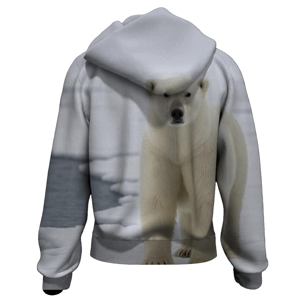 Ice Edge Sentinel Polar Bear hoodie styles