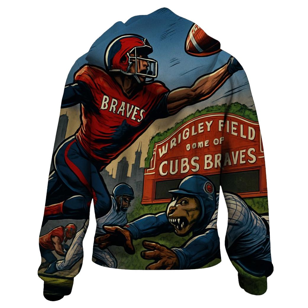 Skyline Clash At Wrigley Gate pullover hoodies