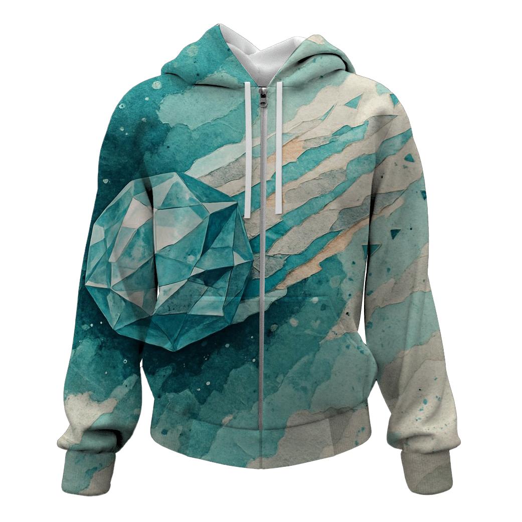 Crystal Comet Collage custom hoodies