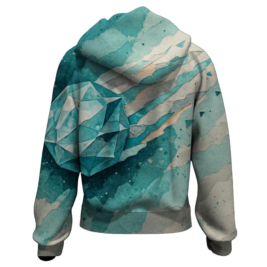 Crystal Comet Collage custom hoodies