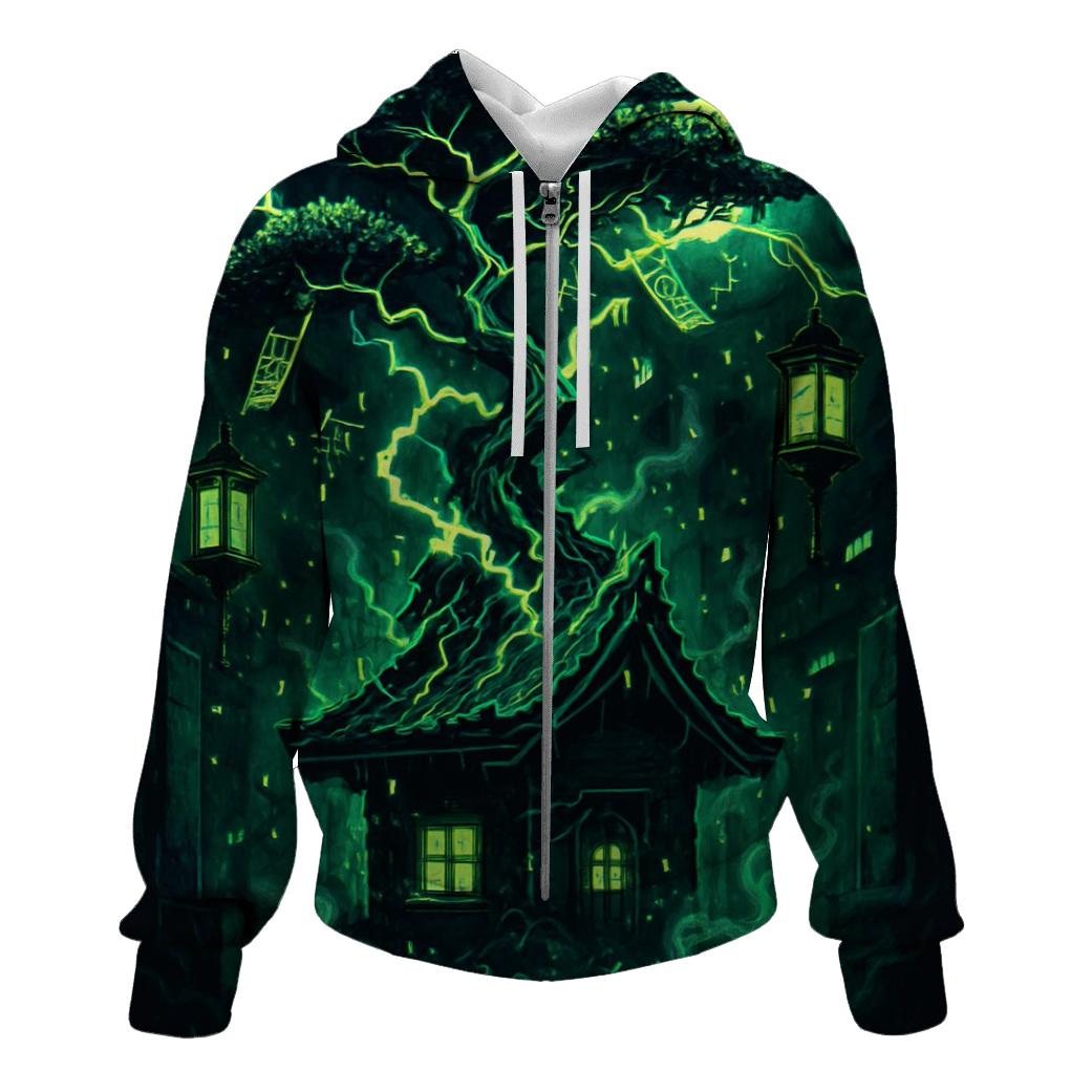 Neon Bonsai Thunderhouse hoodie styles