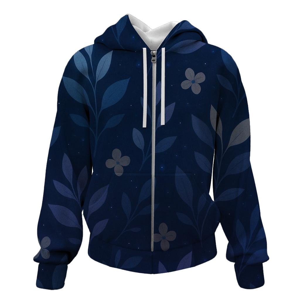 Night Garden Reflection heavyweight hoodies