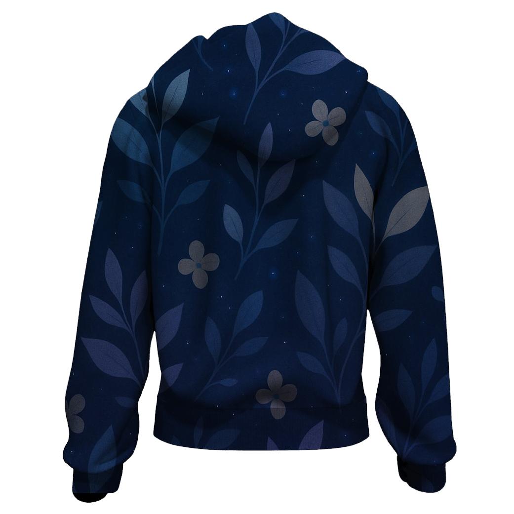 Night Garden Reflection heavyweight hoodies