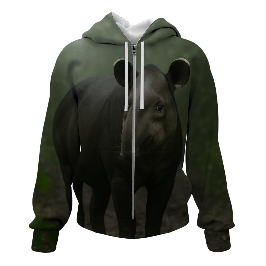 Rainforest Canopy Pause Baird Tapir hoodie styles